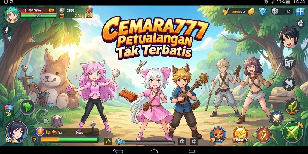 Tangkapan layar CEMARA777 menunjukkan aksi seru dalam gameplay Anime.