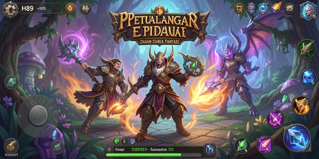 Tampilan menarik dari gameplay H89 yang penuh aksi RPG.