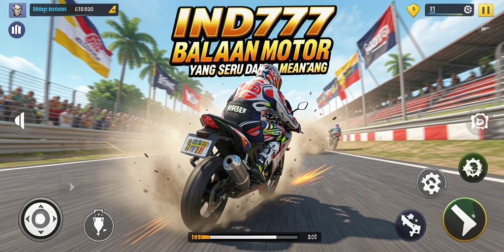 Tangkapan layar IND777 menampilkan aksi balapan motor yang mendebarkan.