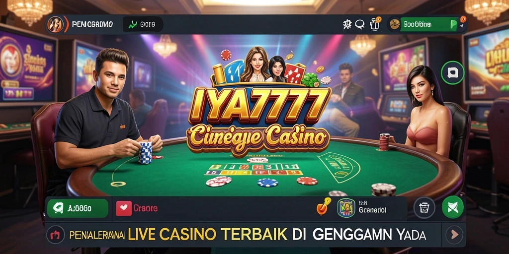 Tampilan permainan Live Casino yang memukau di IYA777.