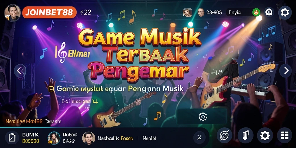 Tampilan gameplay JOINBET88 yang menarik saat bermain musik.