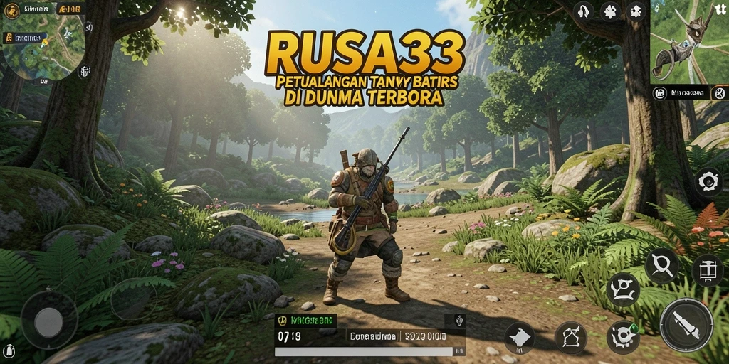 Tampilan gameplay RUSA33 yang menakjubkan di dunia terbuka.